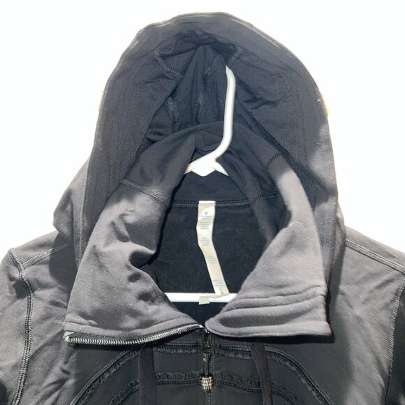 Lululemon Hooded Jacket, 18% Spandex Stretch, Ruffles Mid Length, Thumb Holes 12 - Picture 5 of 12